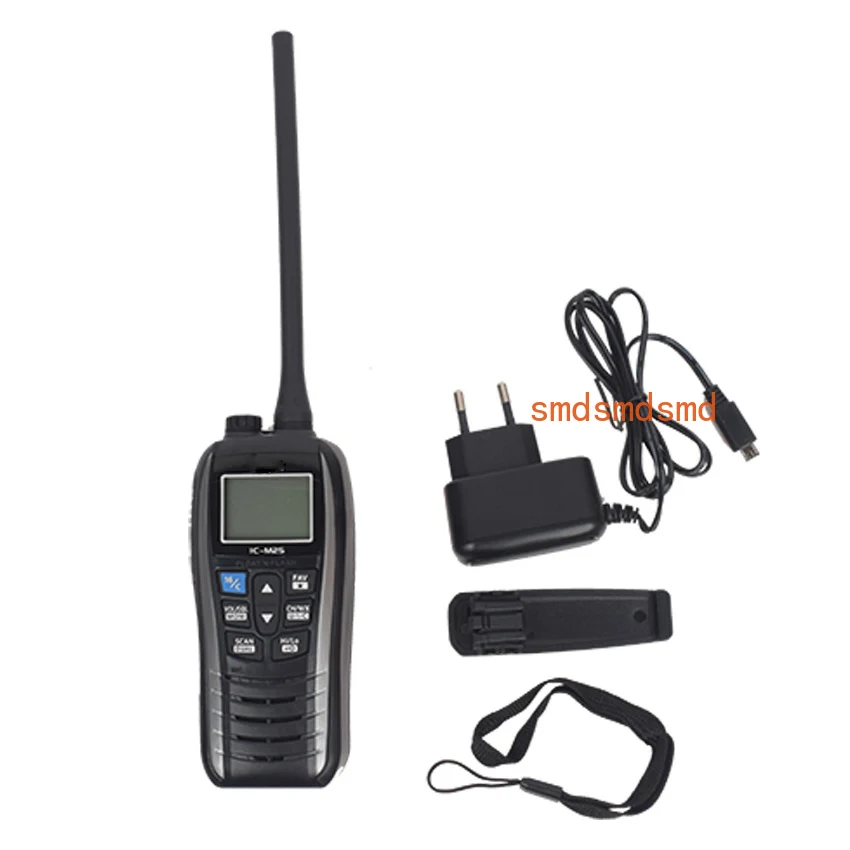 

IC-M25 Maritime Interphone IPX7 Walkie-talkie Impermeavel Portable VHF Handheld Transceiver Standby 1-5 days