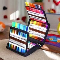 60/72/100/120 Colors Double Ends Manga Art Brush Pen Set Pencil Watercolor Art Markers Fineliner Calligraphy Pens Art Supplies