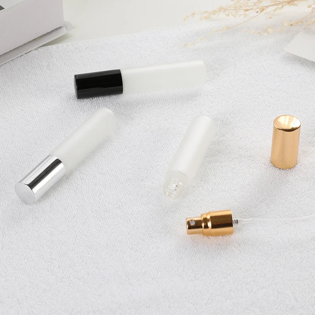 6Pcs 10Ml Small Glass Spray Bottles Leakproof Reusable Compact Fine Mist Container for Perfume Lotion on-The-Go Hydration