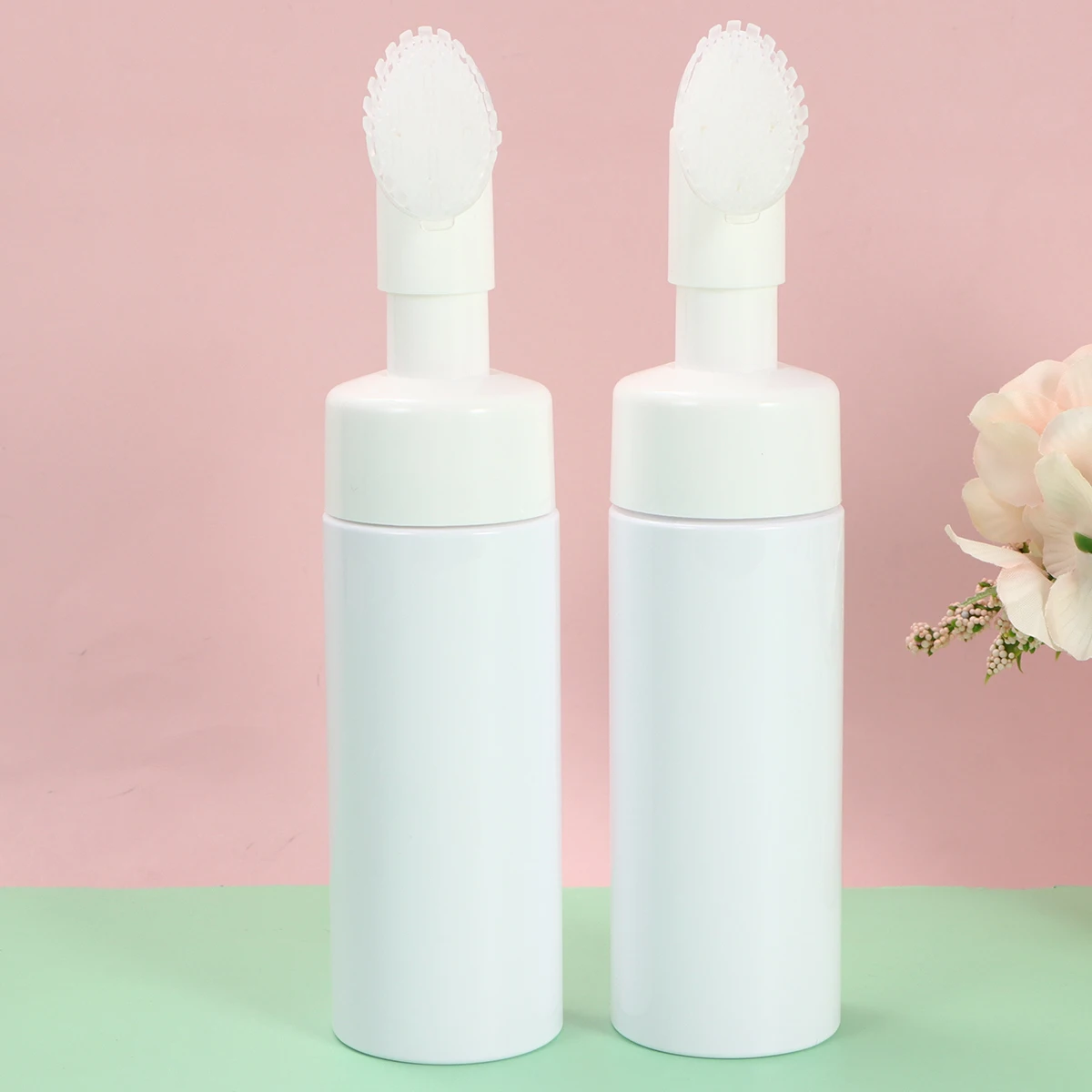 2pcs 150Ml Portable Empty Sub Bottles For Travel Lightweight Containers Simple Dispenser For Facial Cleanser Lotion