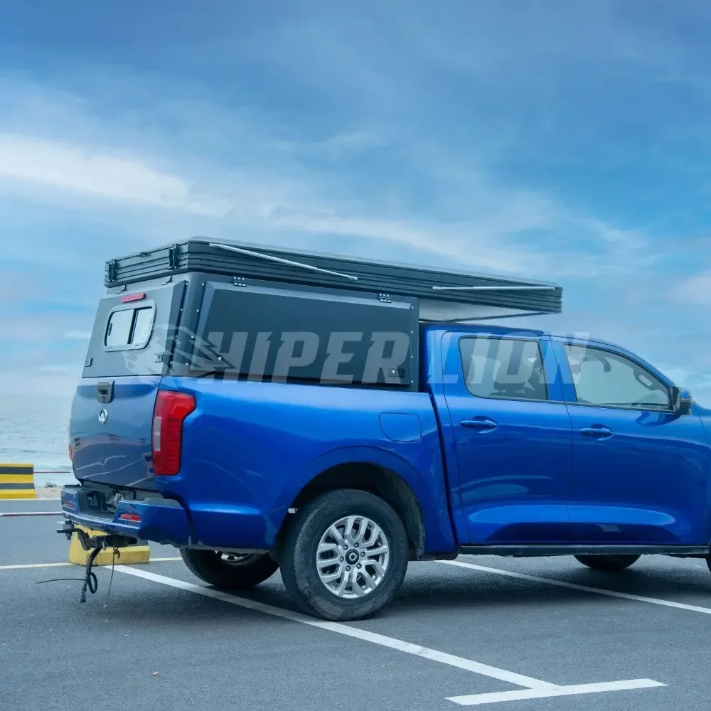 2026Pickup Truck Hard Shell Roof Tent Outdoor Camping 4X4 Pop Up Tent Easy Setup Big Inside Space