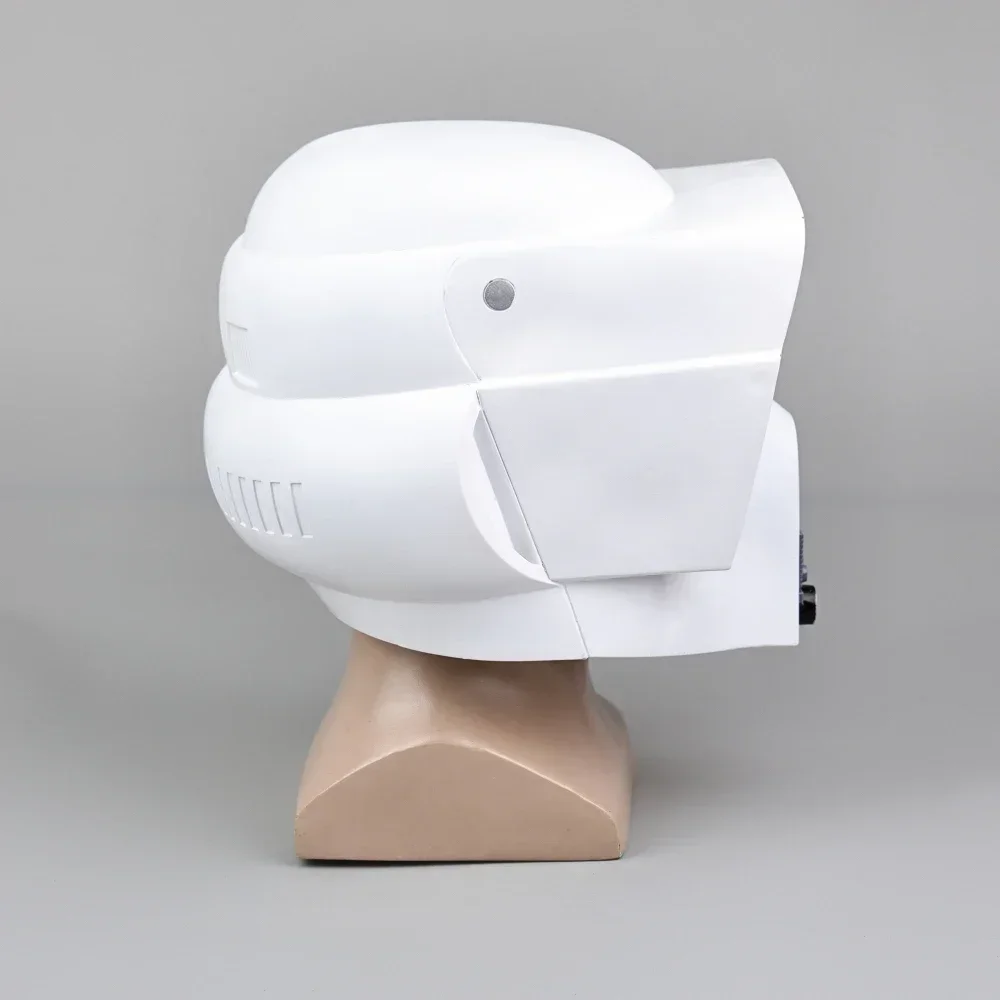 A série branca scout capacete máscaras de cabeça cheia máscara de halloween masquerade carnaval palco desempenho festa adereços para adulto