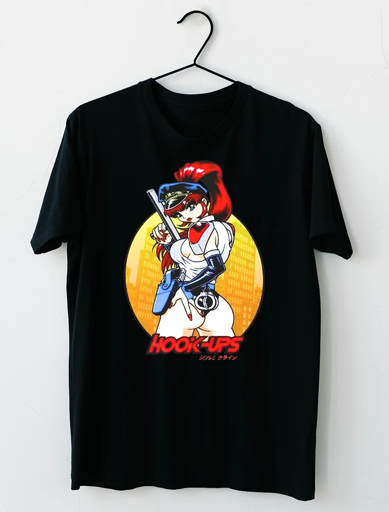 Hook-Ups Skateboard Supercop Black Syringe Full T-Shirt S-4XL