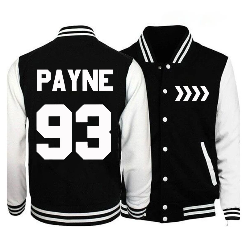 New Liam Payne Tribute Rap Payne 93 Baseball Jacket Coat Fashion Men Women Y2k Sweatshirt Tops Cool Hip Hop Harajuku Jackets