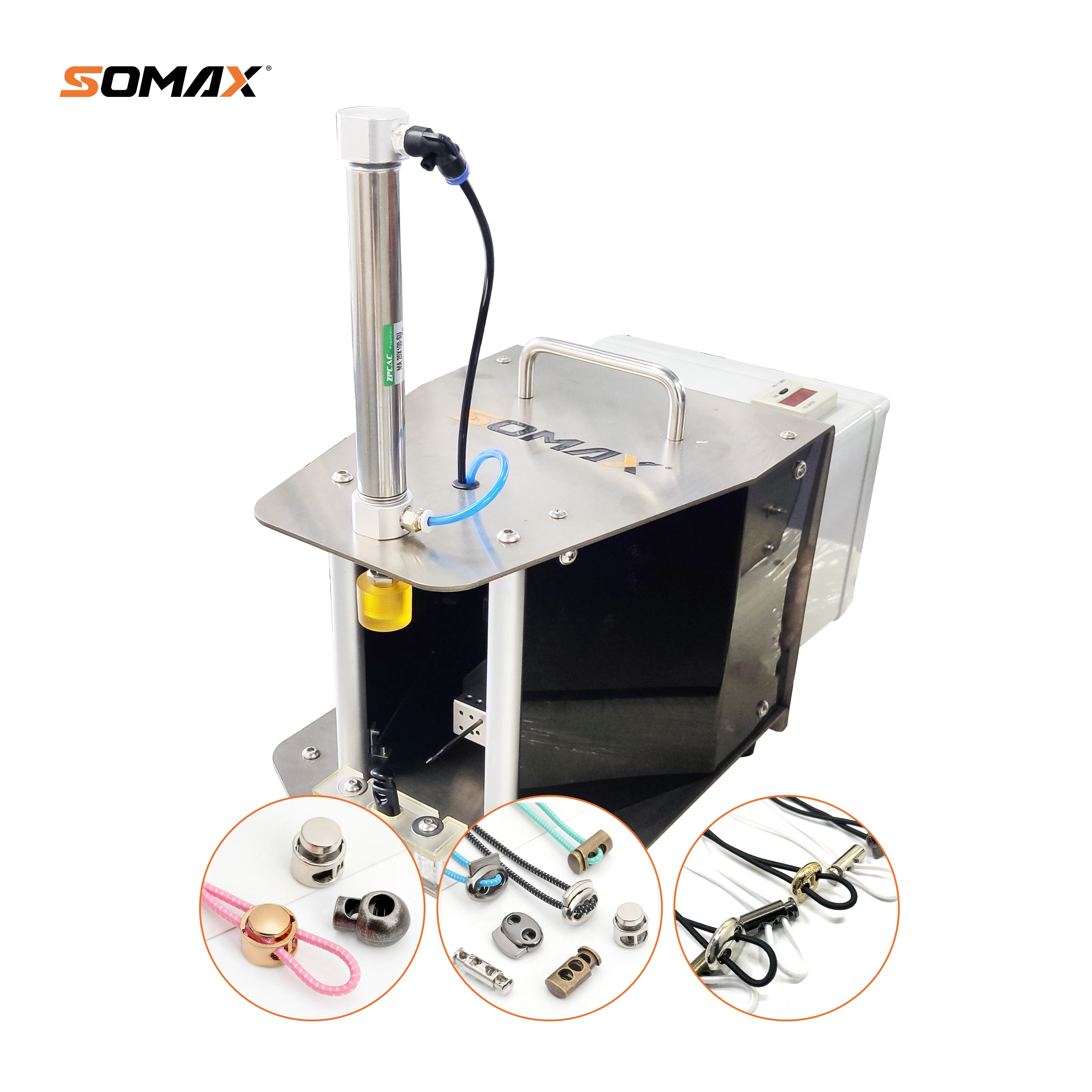 High Speed SOMAX SM-22B String Rope Buckle Making Machine Rope Machine Price