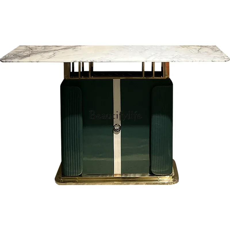 

ld 14 Italian light luxury entrance table luxury entrance cabinet living room partition end view table