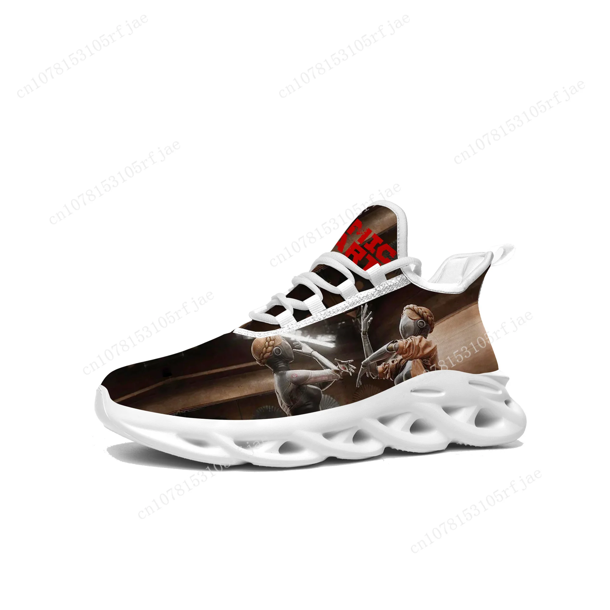 Atomic Heart Sneakers Hot Cartoon Game Mens Womens Teenager Fashion Sports Running Shoes High Quality Custom Built Lace Up Shoes