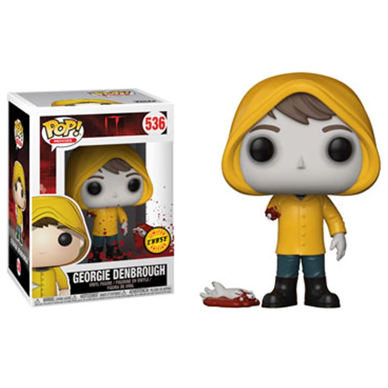 Funko Pop Movies IT #536 Georgie Denbrough Exclusive Vinyl Action Figure Toys Collection Dolls Gifts