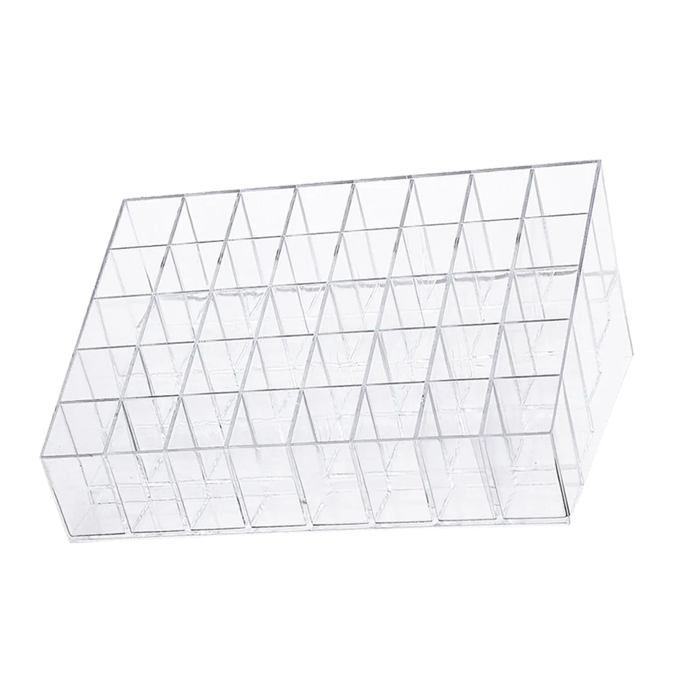 Batom Organizador Stand, 40 Slot Rack, Unha polonês Container, Gloss Holder, 40 Grade