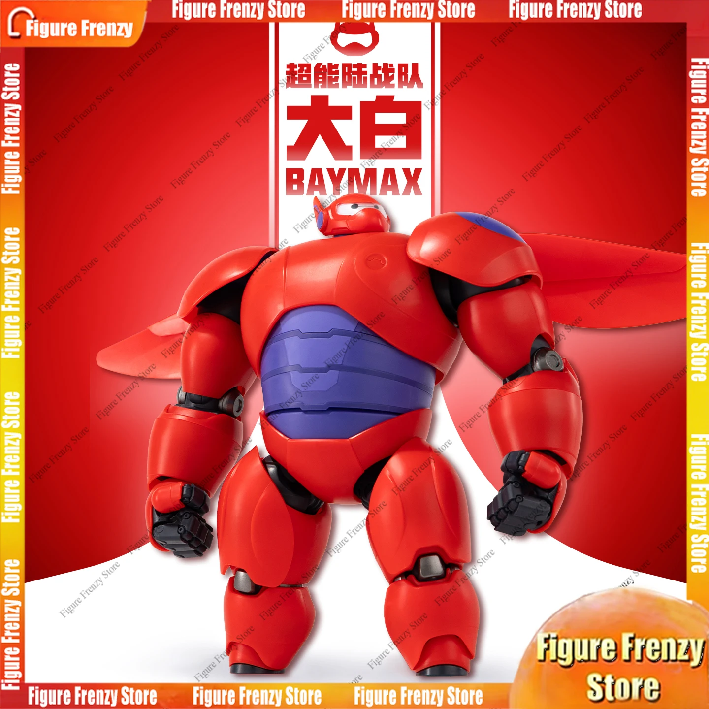 

Spot SaleBrand New Genuine Gong Big Hero 6 Baymax Series Assembled Mol Baymax 18cm Assembled Action Figure Boy'S Giftsin Stock