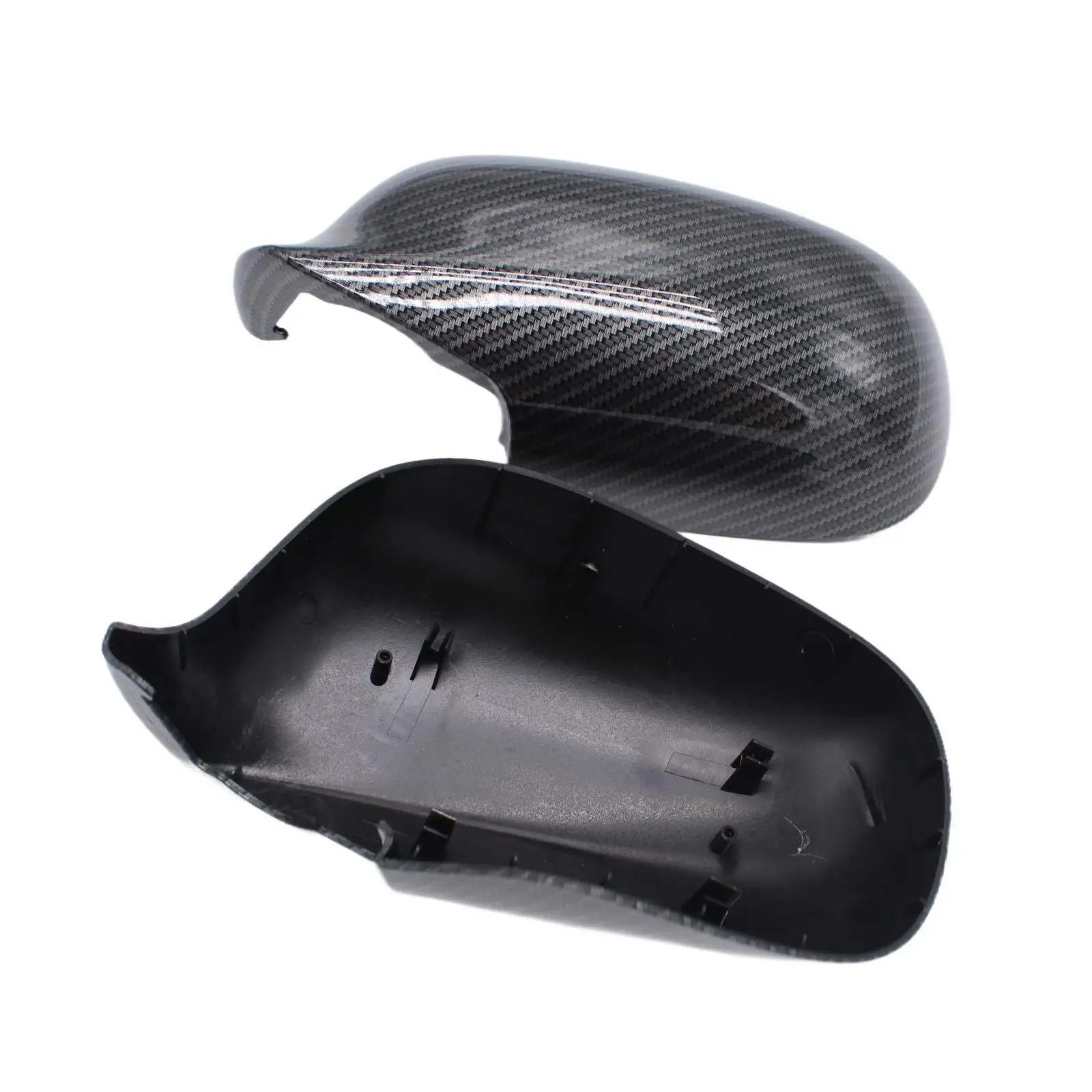 Replacement Car Wing Mirror Cover Pair Durable Plastic Auto Accessory for Saab 9-3 9-5 03-09 Left Right Side