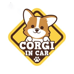 Pegatina personalizada de 13cm para Corgi Pembroke, pegatina con personalidad para coche, calcomanía para motocicleta, ventanas, oclusión, rasguño, estilo de coche, RV, JDM