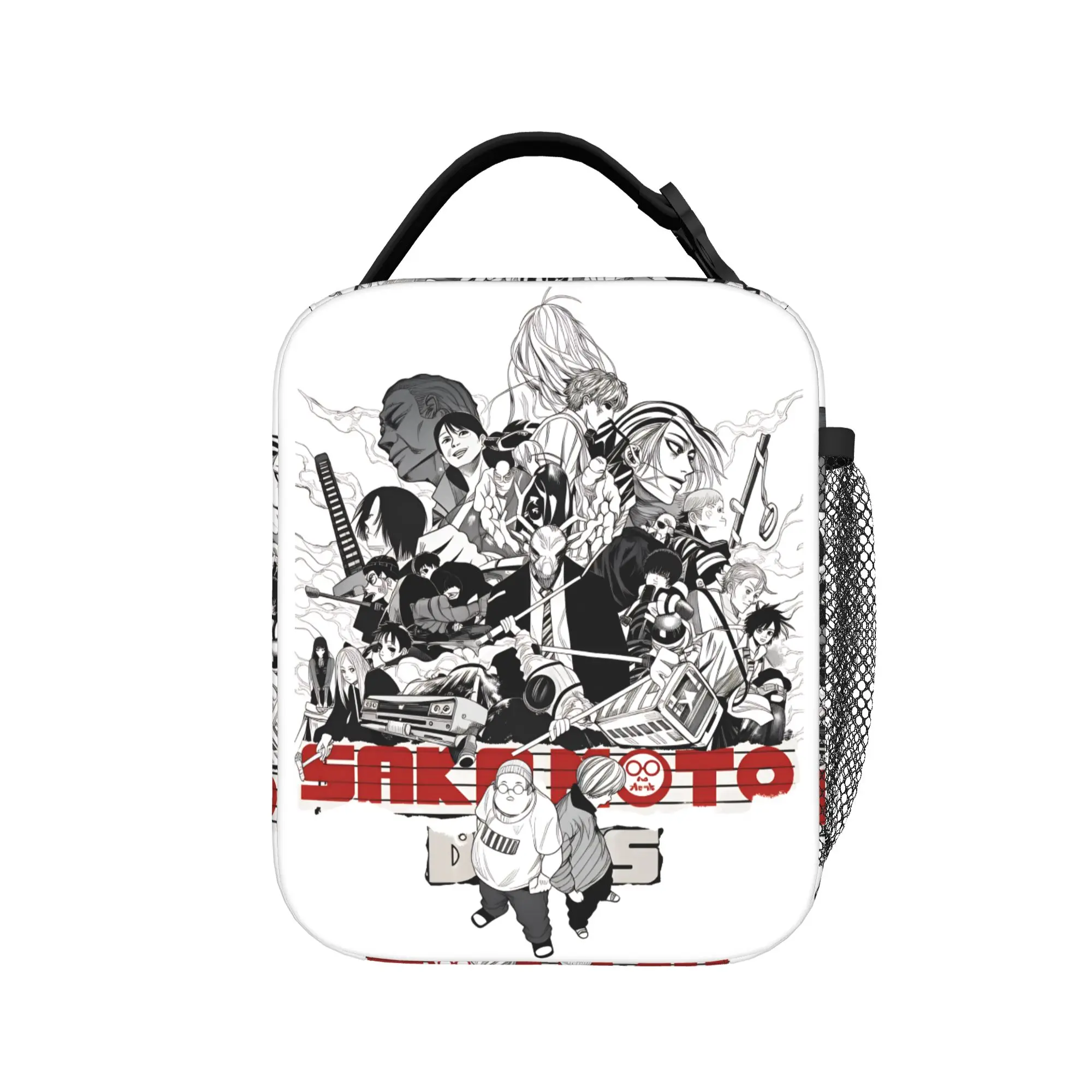 

Сумка для обеда Sakamoto Days STORE, унисекс, с графическим рисунком, сумка-холодильник для пикника, портативная водонепроницаемая термосумка на молнии, сумки-тоут