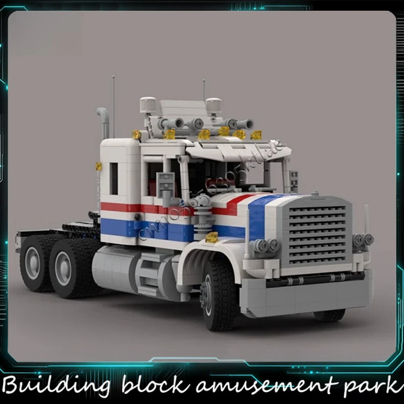 

2638 деталей MOC: Модель тяжелого грузовика для городского строительства, технологические строительные блоки, креативные детские игрушки, подарки на день рождения с сюрпризом