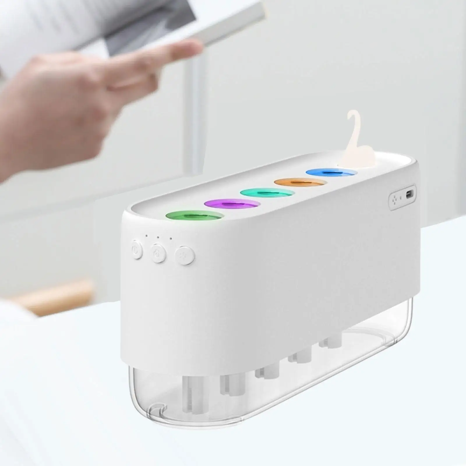 

Тихий увлажнитель воздуха с красочным светом для гостиной, домашнего декора