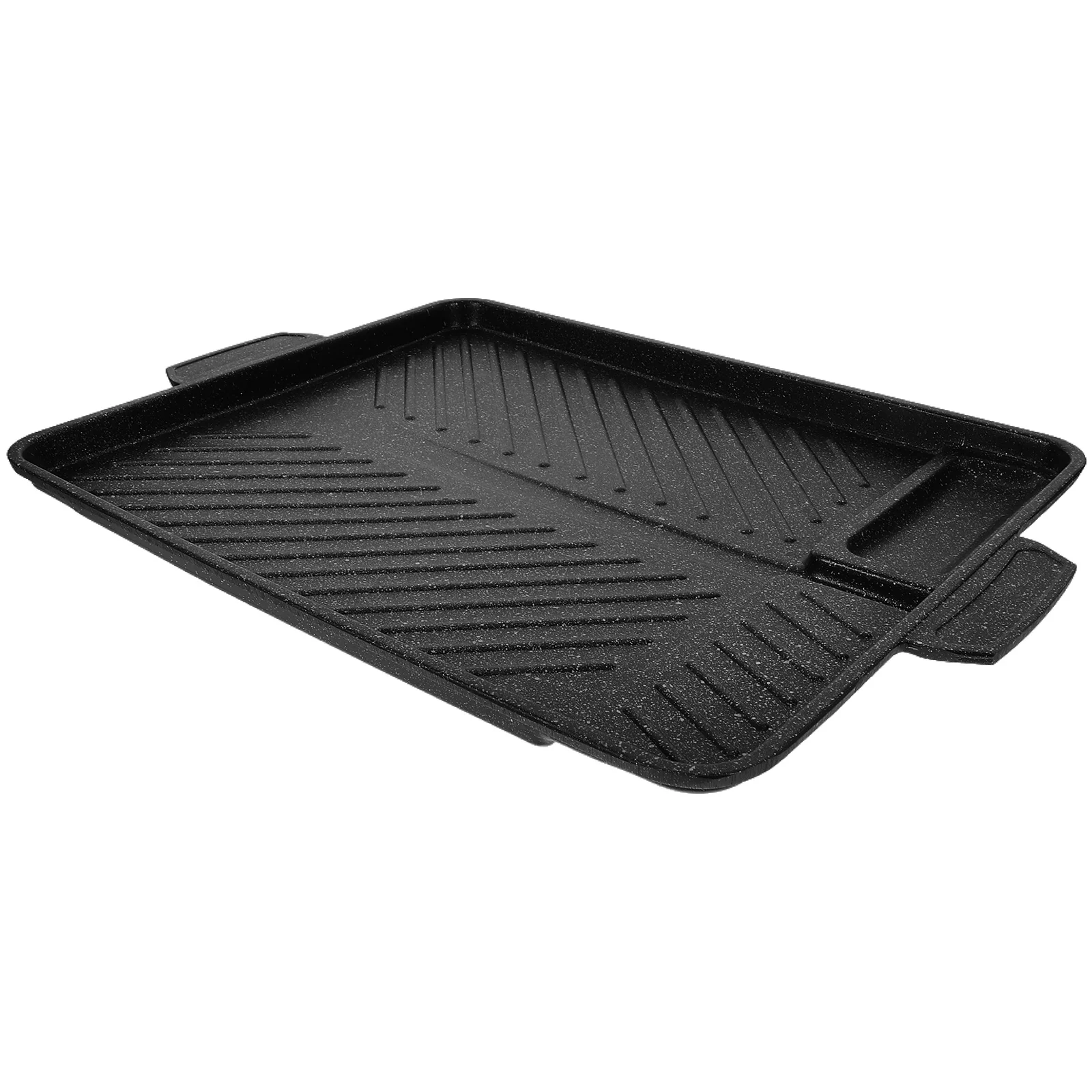 

Outdoor Camping Grill Portable Pan Barbecue Grilling Tray Cassette Furnace Non-stick Nonstick Aluminum Supply Korean