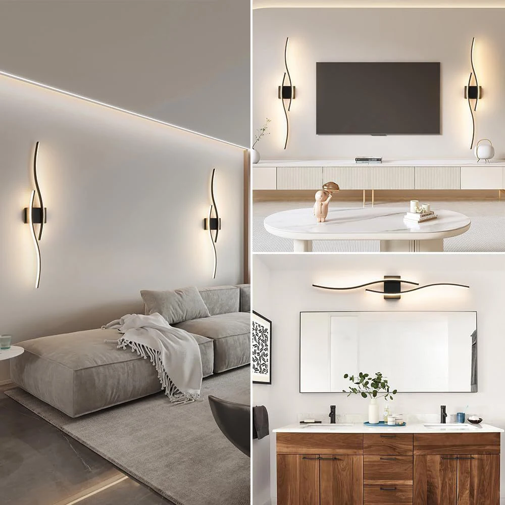 Recharge LED Wall Lamp 5400mA led wall Light For Background Decorative Light For Living Room Bedroom Home Lighting Fixture