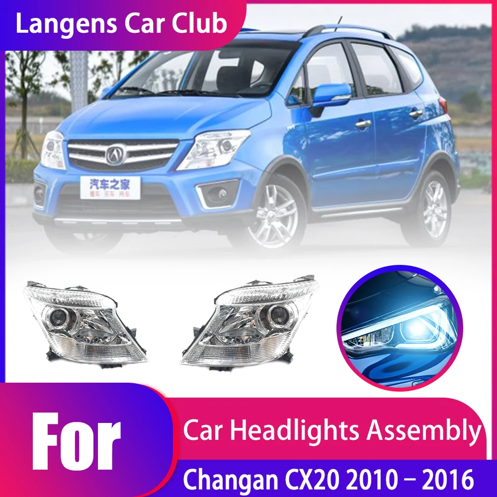 

Car Headlights Assembly for Changan CX20 CS1 2010–2016 Fog Lights Map Side Halogen Corne Lamps Driver Left Right LED Accessorie.