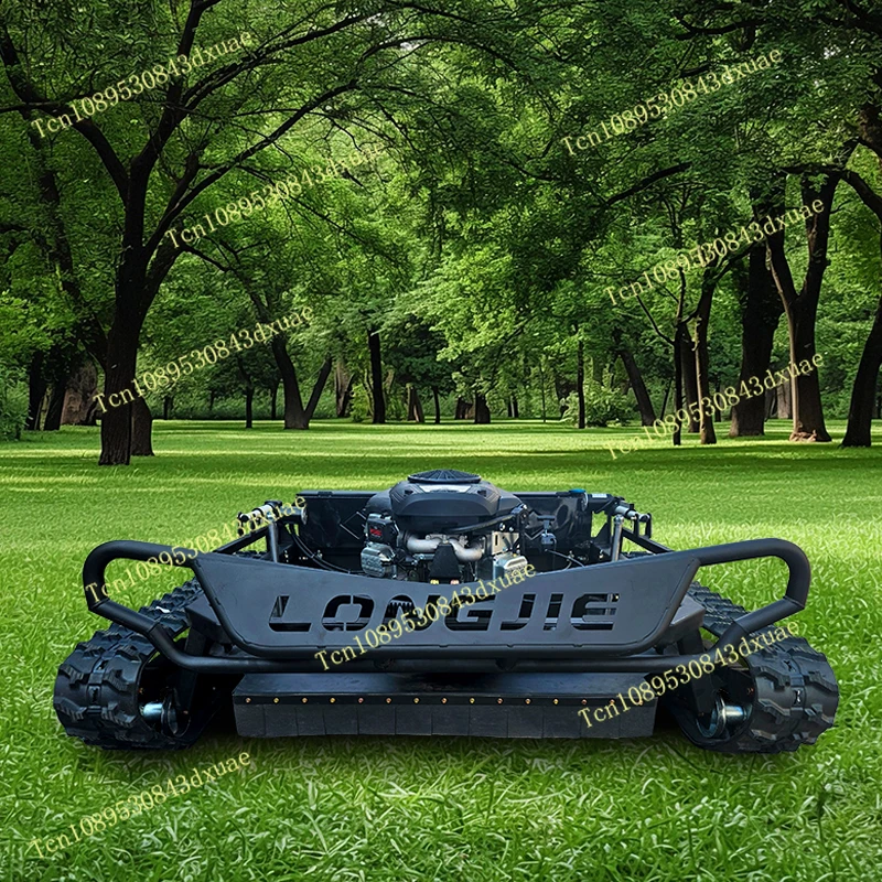 Commercial remote control lawn mower, 1300mm cutting width, large Fields10-70 all-terrain crawler lawn mower waterproof design