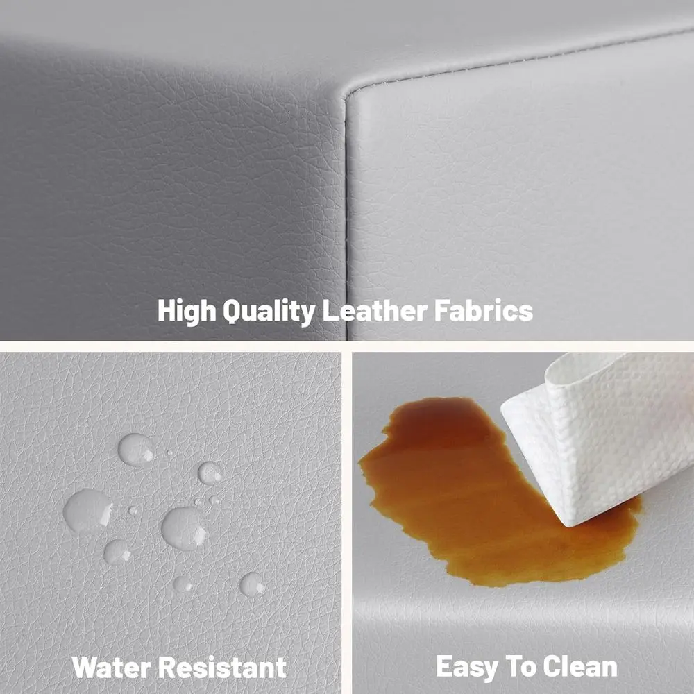 Graue Schaumstoff-Kletterblöcke für Kleinkinder – 4-teiliges weiches Spielset zum Krabbeln und Gleiten im Innenbereich