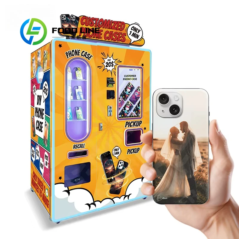 آلة بيع ذكية أوتوماتيكية بالكامل آلة طباعة حافظات الهاتف جهاز الخدمة الذاتية التلقائي للحالات المخصصة #2