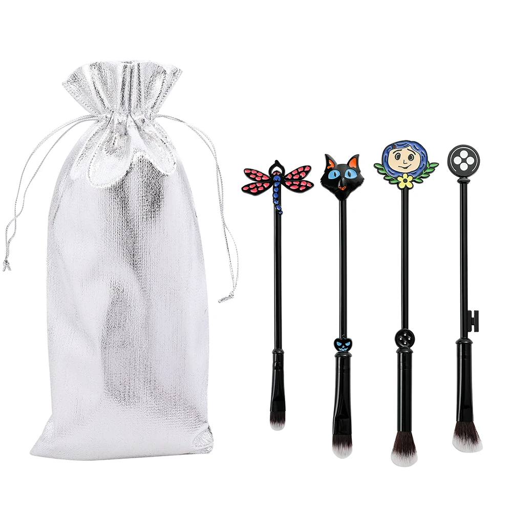 New Design Coraline & the Secret Door Makeup Brush Laika Dragonfly Portable Soft Concealer Brush Foundation Cosmetic Brush