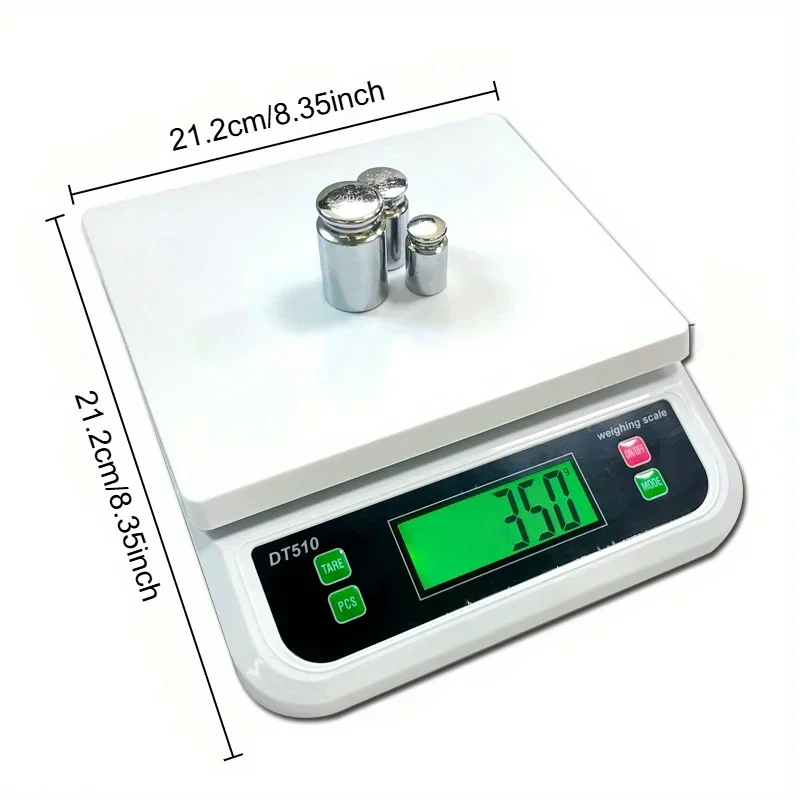 

LED Display Food Scale 30kg/1g Small Counting Household Baking Kitchen Accuracy Balance - Easy Read Screen Kitchen Tool