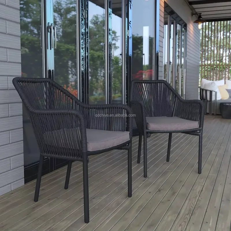 for Modern Metal Foldable Outdoor Dining Chairs with Oxford Fabric Heavy Duty Portable for Backyard Poolside Balcony Use