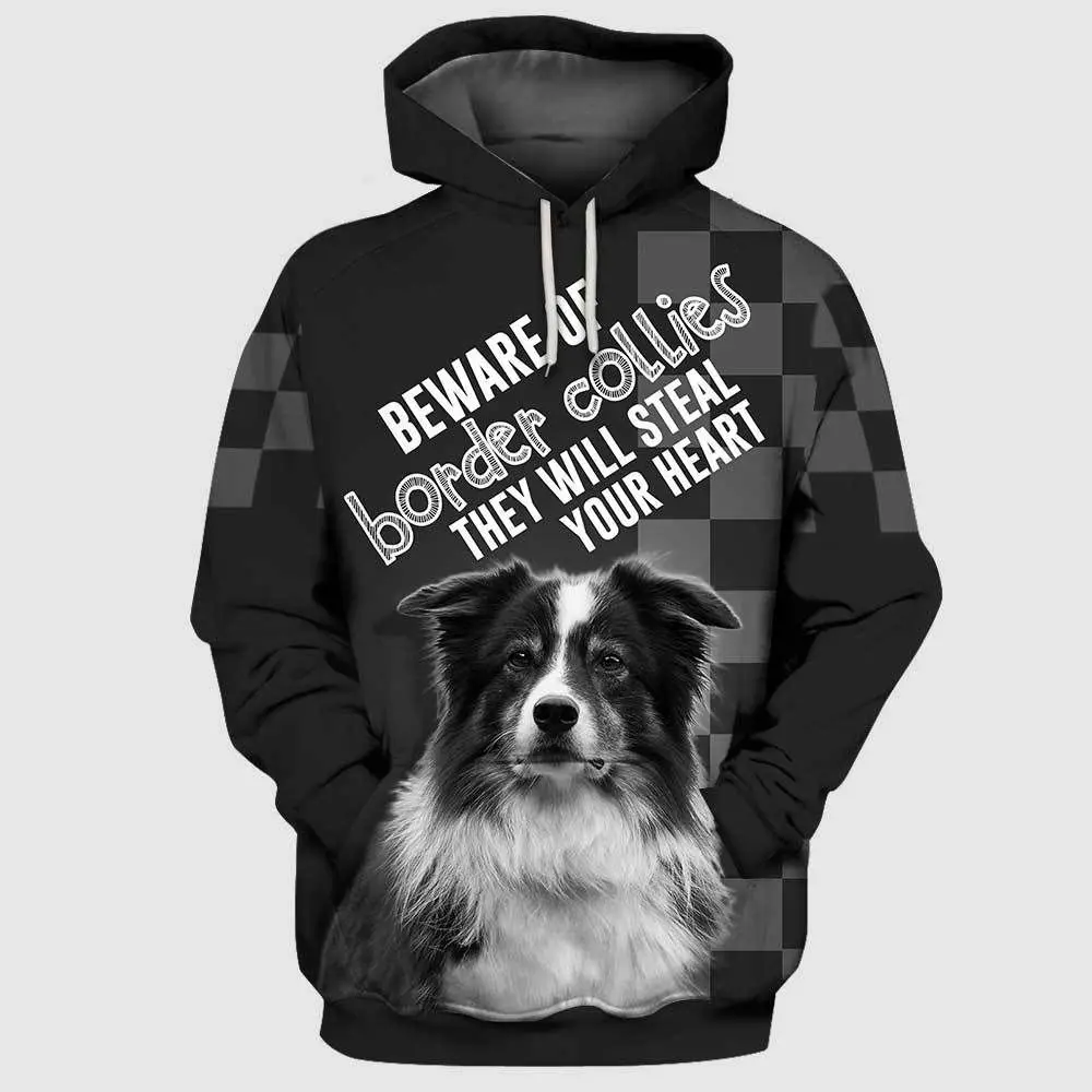 Boxer Dog/Border Collie/Rottweiler 3D All Over Printed Hoodies Women For Men Pullovers Street Tracksuit Love Dog Gift