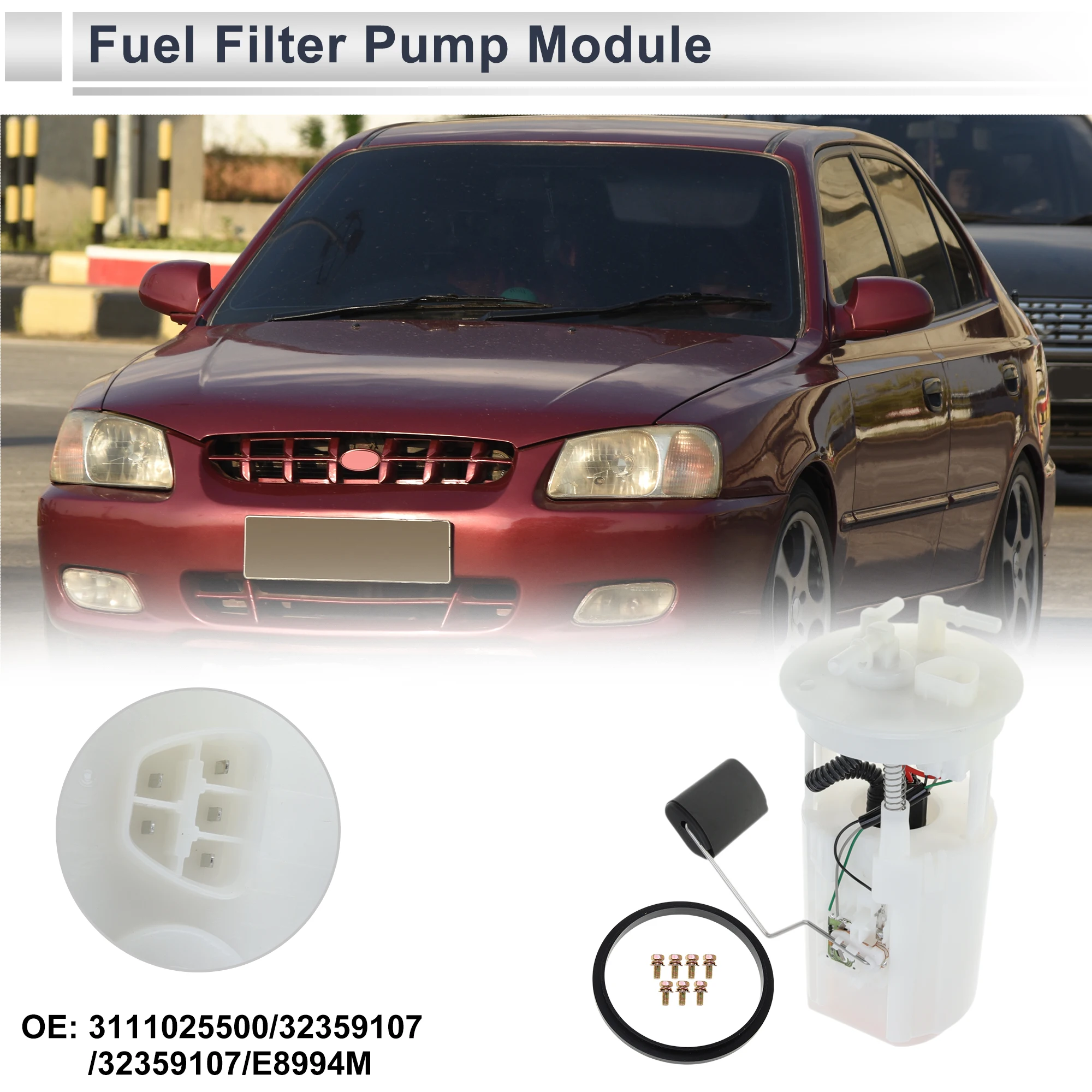 

Электрический топливный насос X Autohaux в сборе для Hyundai Accent 2000 2001 2002 1,5 л 1,6 л, модуль топливного фильтра No 3111025500