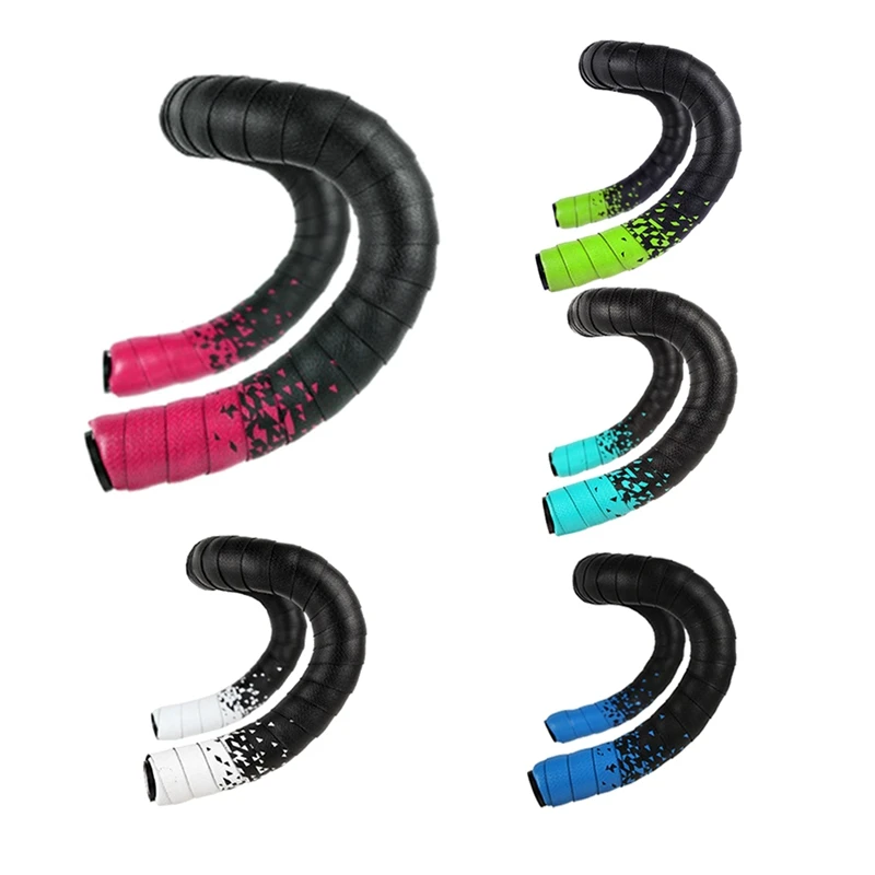 Bicycle Handlebar Tape Anti-Vibration Bike Bar Tape Cycling Waterproof Breathable Non-Slip Handle Bar Belt Wrap