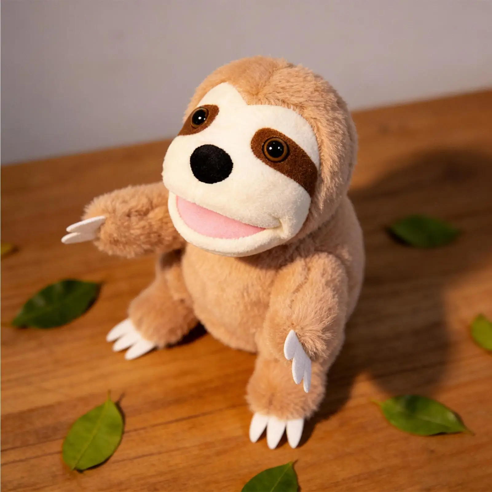 دمى يدوية ناعمة ولطيفة تعليمية تفاعلية من القطيفة للأطفال دمى على شكل حيوانات للأطفال الأولاد والبنات والأصدقاء والعائلة والفصول الدراسية #3