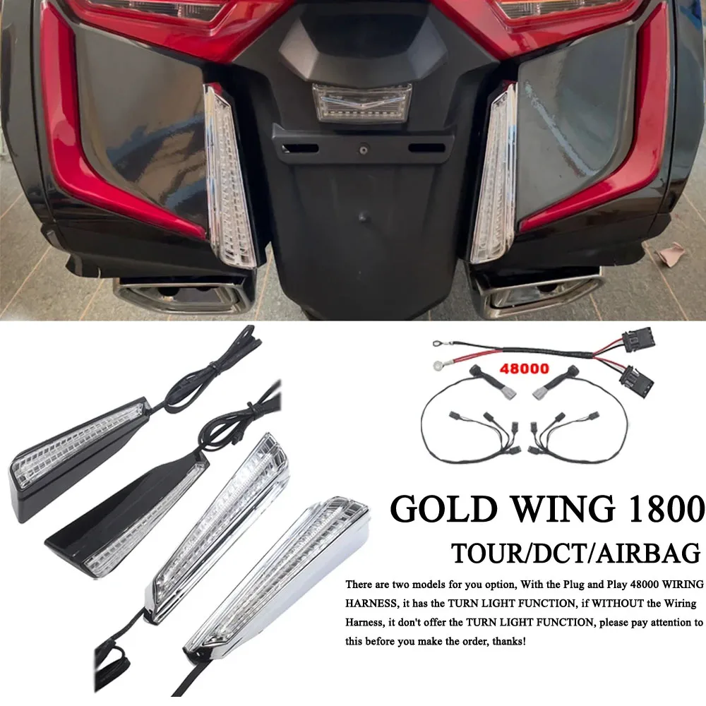 

Светодиодный указатель поворота для мотоцикла HONDA Goldwing GL 1800 GL1800 F6B 2018-2023 Gold Wing 1800