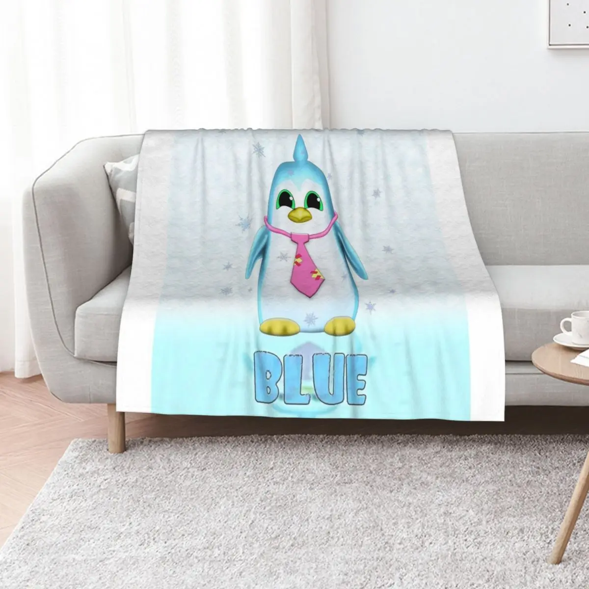 

Blue on Ice Throw Blanket Bed covers Blankets For Bed Sofas blankets ands Blankets