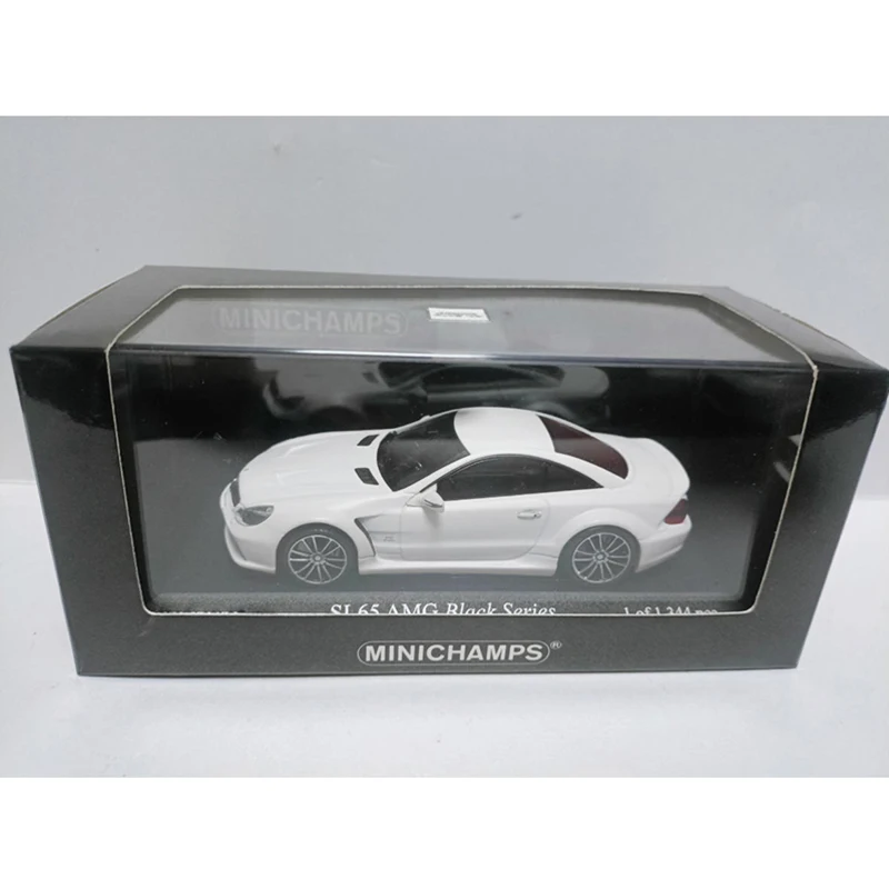 Minichamps 1/43 مقياس SL65 R230 AMG سبيكة محاكاة نموذج سيارة مجموعة ثابتة زينت هدايا العيد اللعب