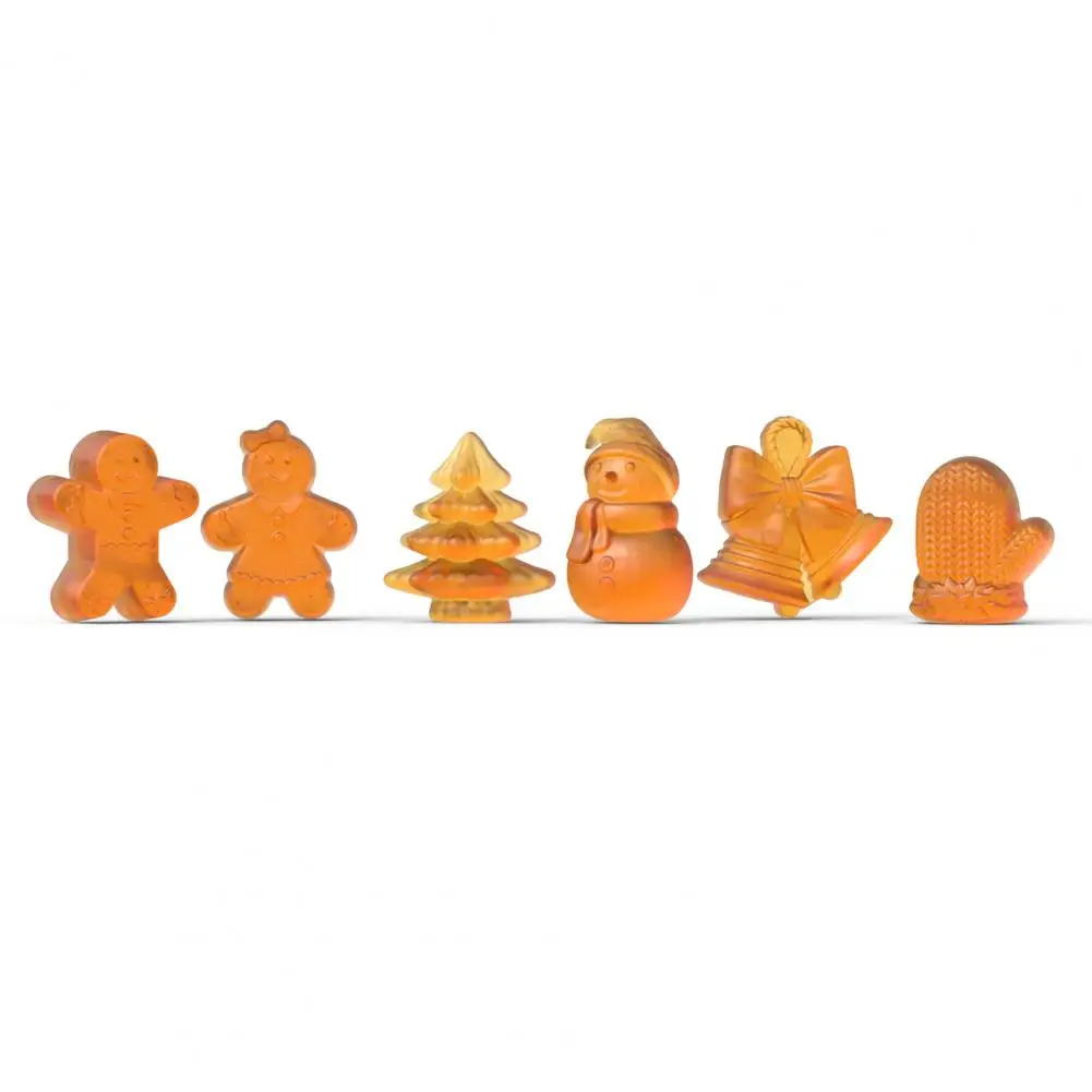 Non-stick Silicone Baking Mold Set para o Natal, Molde de sobremesa, versátil, doces, chocolate para biscoito