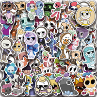 54pcs Dandys World stickers cool cartoon stickers decorative stickers waterproof and durable festival gift