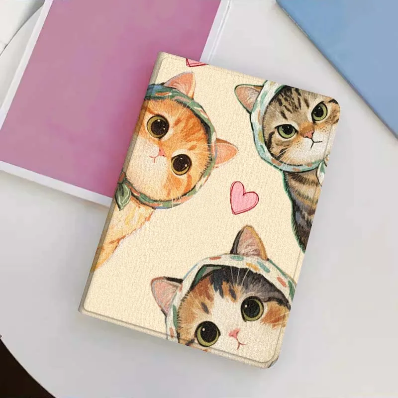 

Vintage Cat Cartoon Pattern Case For iPad Air Mini 9.7 2 4 5 11 6th 7th gen 13 3 1 2 4 5 6 7 7.9 10.9 10.5 Inch Tablet