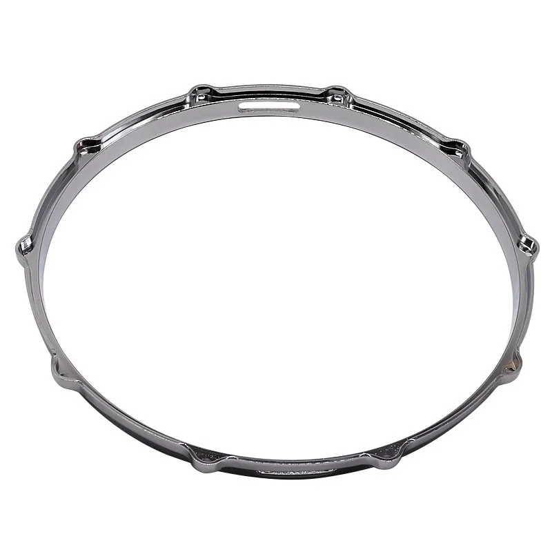 14 Inch 10 Hole Silver Die Cast Drum Hoop Aluminum Alloy Rim Drum Kit Replacement Accessory