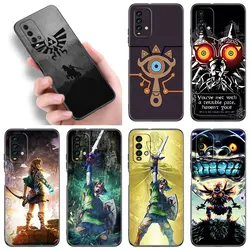 Z-Zeldas Game Black Silicone Phone Case For Redmi 10 Prime A1 A2 Plus K30 K40 Gaming K60 Pro 9 9A 9C 9T 10A 10C 12 12C 13C