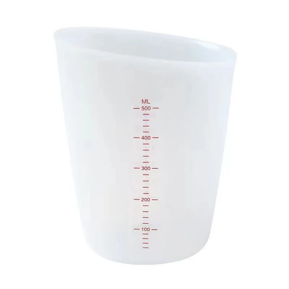 

Chef Gifts Silicone Measuring Cups Double Scale Flexible Mixing Cups Squeeze Pour Heat-resistant Melting Cups Chocolate Melting
