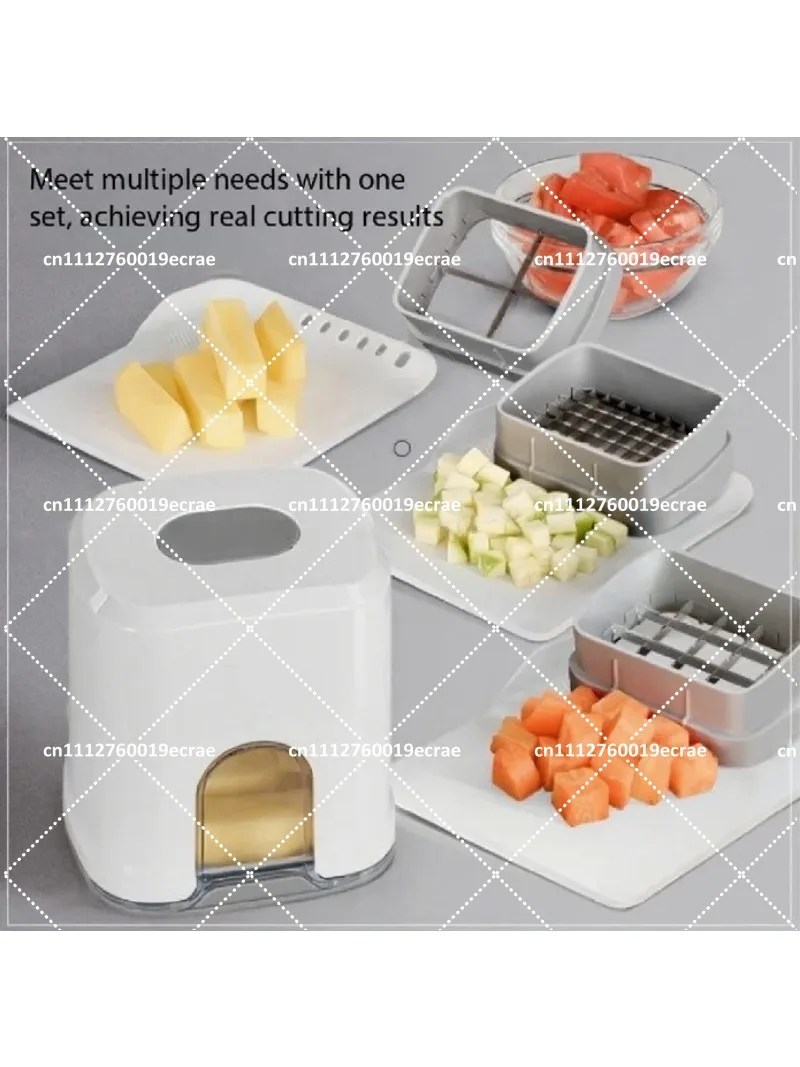 Multifunctional Vegetable Cutter for French Fries, Carrots, Potatoes - Commercial Fruit & Vegetable Dicer