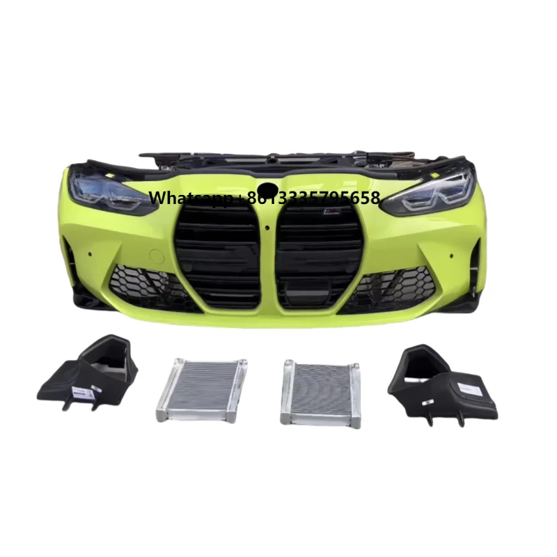 

For G80 M3 G82 M4 G83 Front Bumper Assembly with Radiator and Headlights Hood Fenders for New Cars
