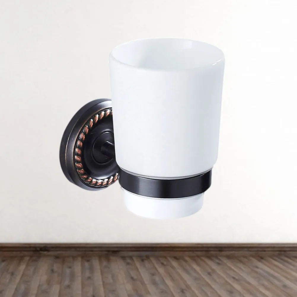 

Настенный держатель для стаканов из меди, подставка для зубных щеток, с высокой отражающей поверхностью, защита от ржавчины