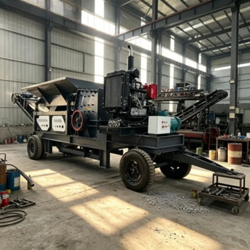 Good Price Crawler Mounted Impact Crusher 1214 Mobile Crushing Plant Machine for Rock Stone Aggregate Processing