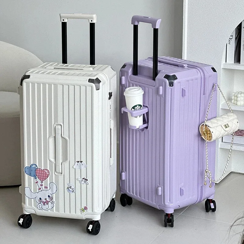 Large Carry on Luggage of Super Capacity Hot Selling Trolley Box Travel Suitcase for Male and Female Front Opening Mini Suitcase