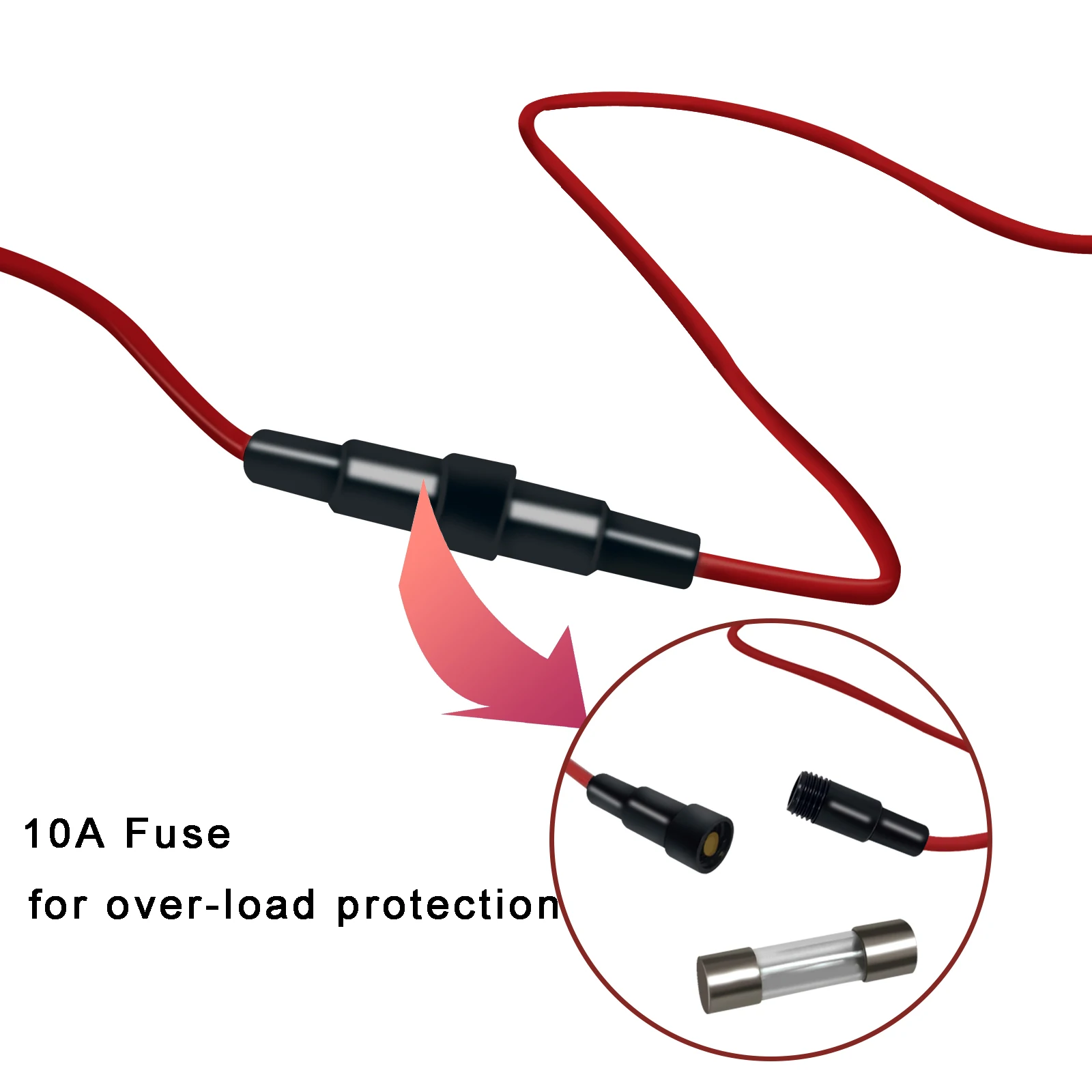 12V-24V Cigarette Lighter Motorcycle Handlebar Waterproof Power USB Charger Socket Type-C Quick Charger PD100W 60W QC36W Adapter