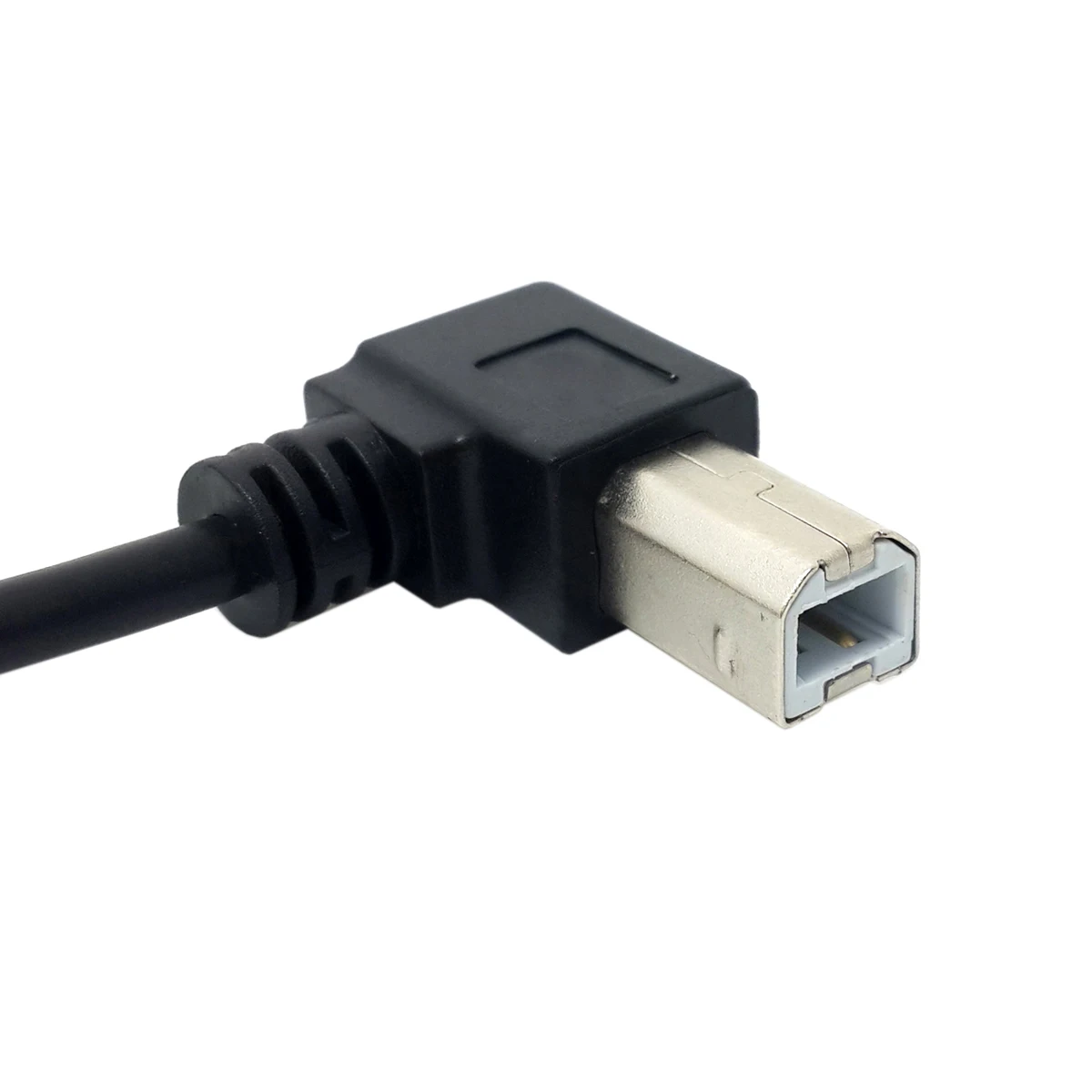 Cablecc-escáner de impresora macho A B, Cable de 90 grados, 50cm, 2,0 cm, USB 100, ángulo izquierdo y derecho