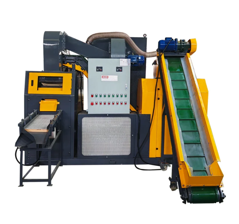 ACCE Cavo Granuli Separatore di Filo di Rame Granulatore di Filo di Rame Cavi di Rame Linea di Chopper Cavo di Scarto Macchine per il Riciclaggio dei Rifiuti