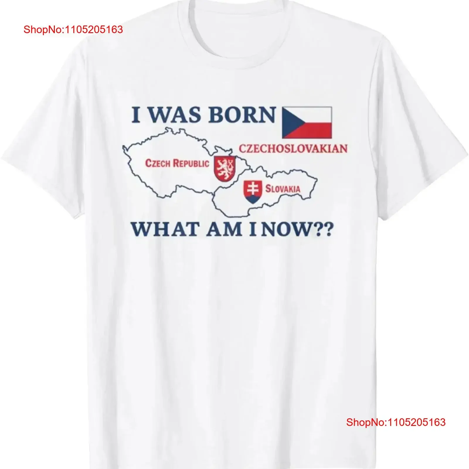Funny Czechoslovakia T Shirt I Was Born There Czech Republic Slovakia History vintage Washed Comfortable homme Stylish